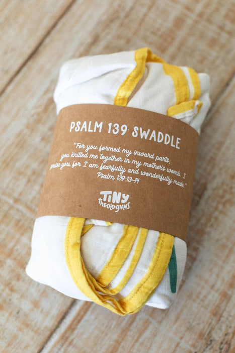 Psalm 139 Muslin Baby Blanket