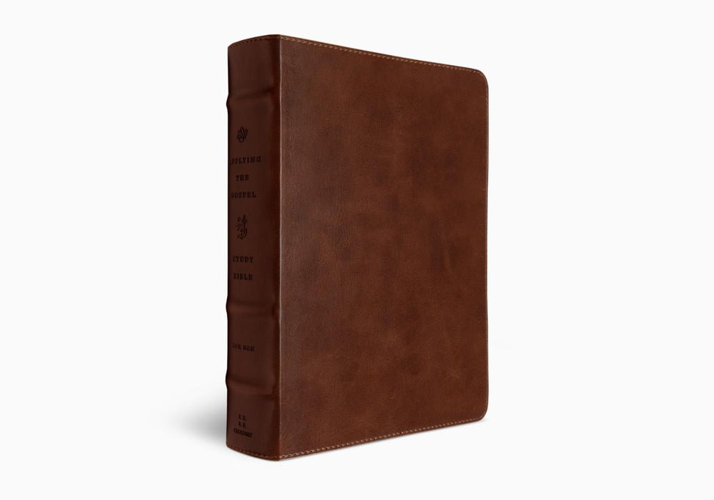 ESV Applying the Gospel Study Bible for Men, TruTone®, Brown