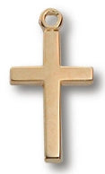Ss/Ge Cross Necklace