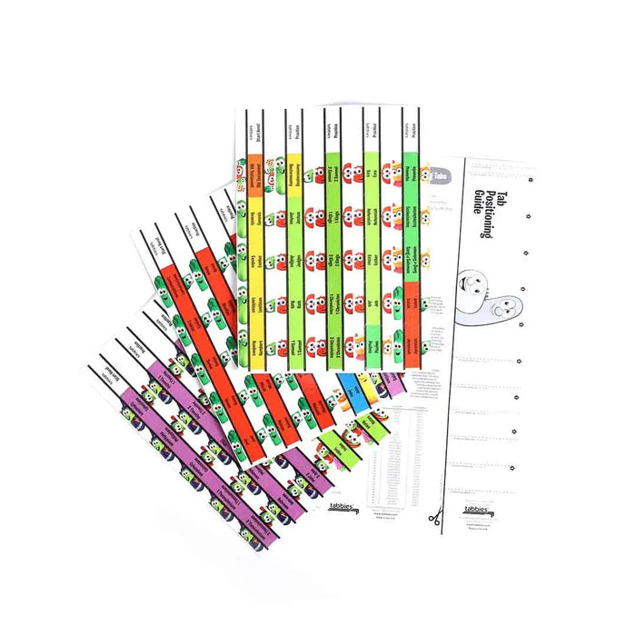 Bible Index Tabs - Veggie Tales - Pk 10