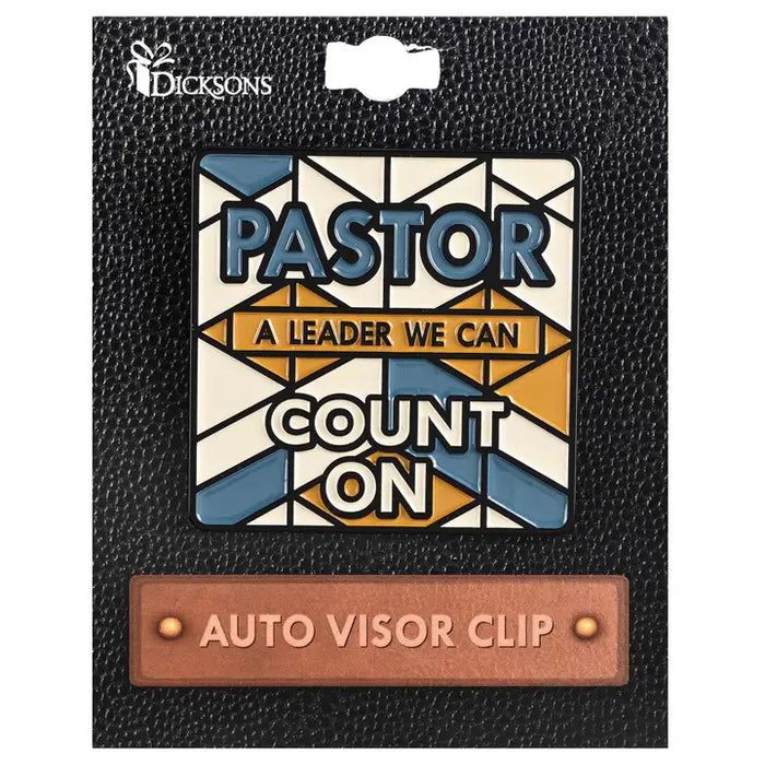 Visor Clip Pastor A Leader We Count On