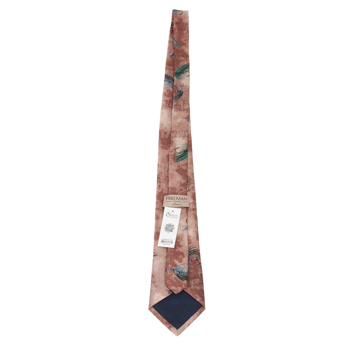 Freeman Tie Silk Fishers Of Men Bronze