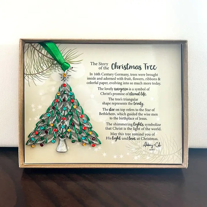 Christmas Tree Story Ornament