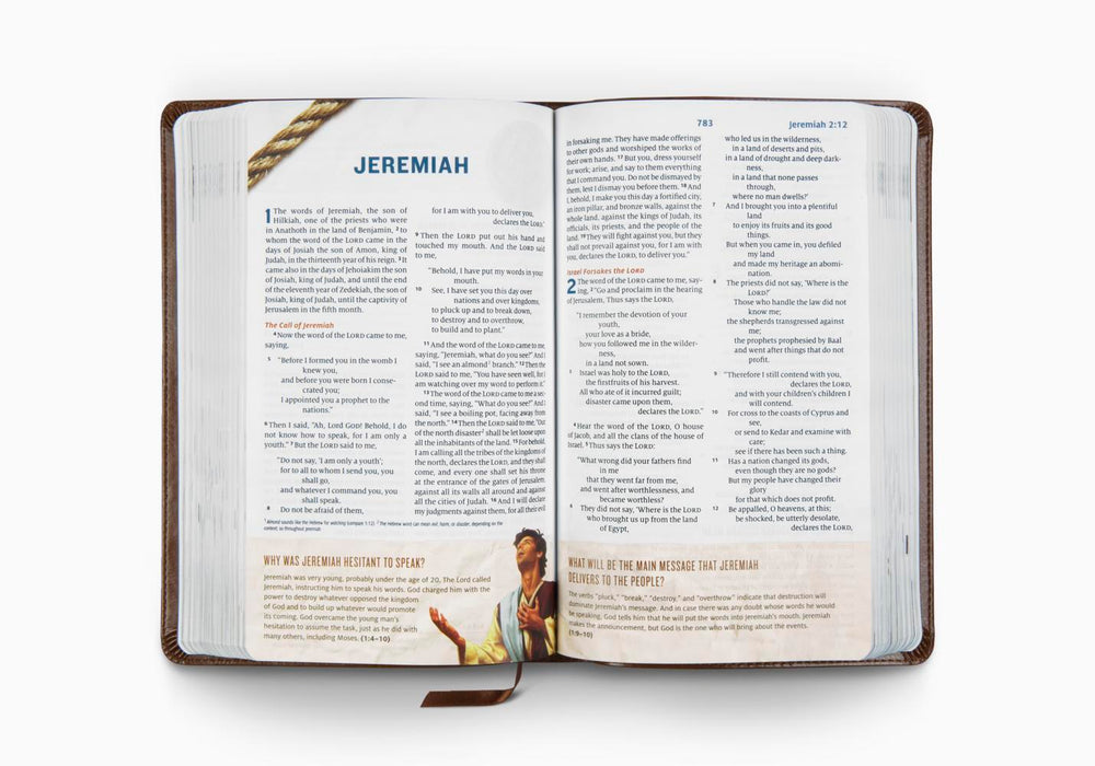 ESV Following Jesus Bible, Brown TruTone
