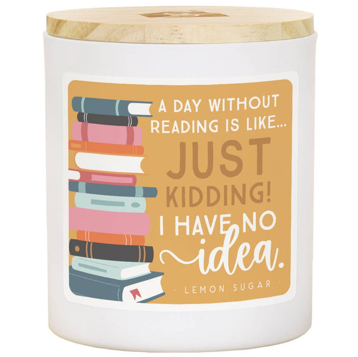 Day Without Reading Candle - Lemon Sugar CDL1513 - Morning Star Christian Bookstores