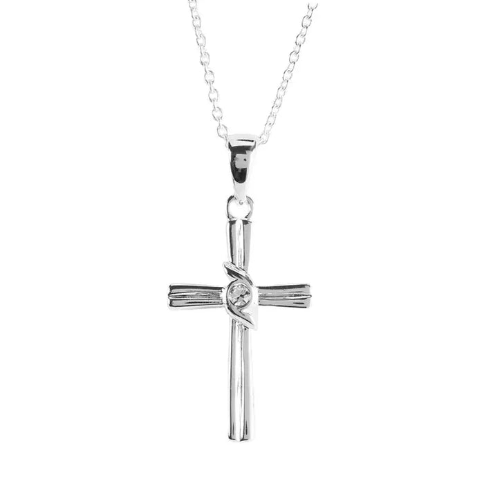 Necklace Womens Box Cross You Are 18"