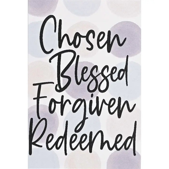 Chosen Blessed Forgiven Pocket Card