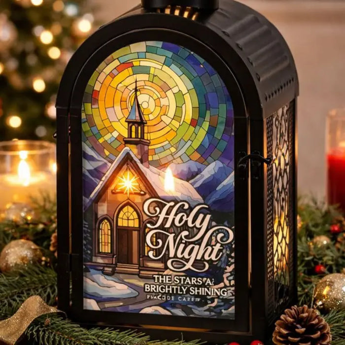 Lantern Church O Holy Night 16.5"