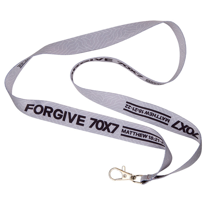 Grey Forgive 70x7 Lanyard