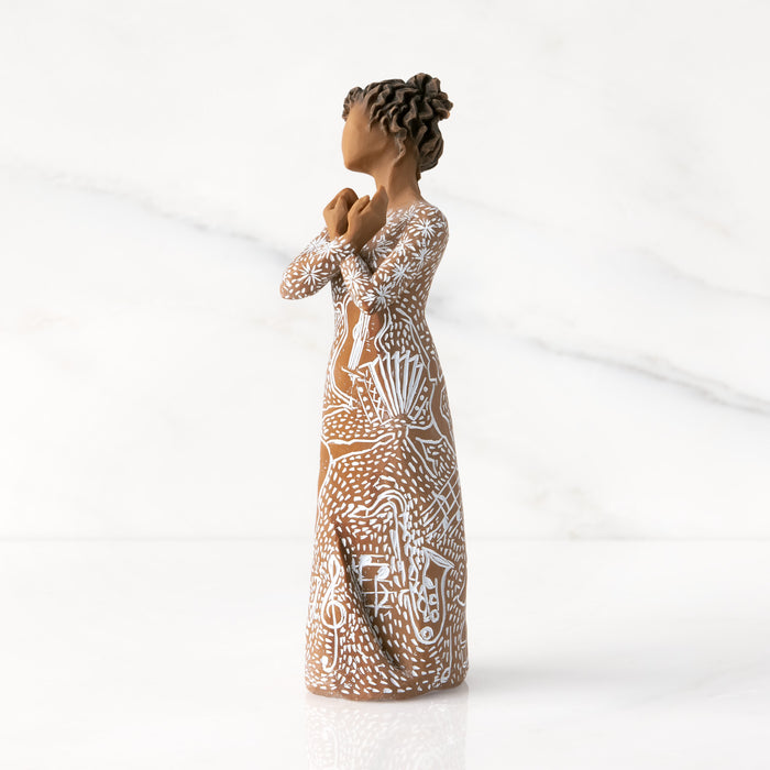 Music Speaks (Darker Skin) Willow Tree Figurine