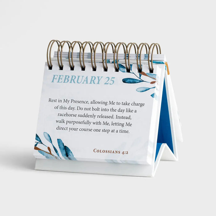 Jesus Calling: Enjoying Peace in His Presence - Large Print - Perpetual Calendar