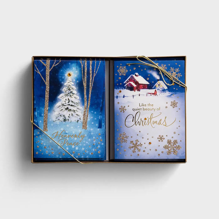 The Quiet Beauty of Christmas - 24 Assorted Christmas Boxed Cards and Envelopes
