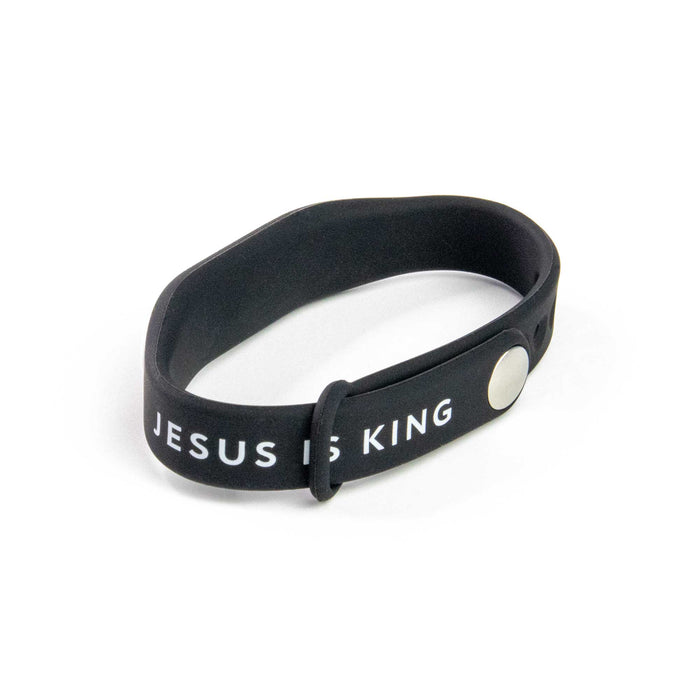 Logos Tap Silicone Bracelet - Black