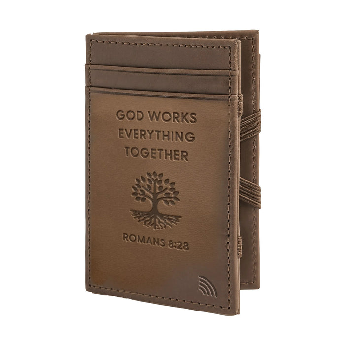 Logos Tap Wonder Wallet - God Works, Romans 8:28