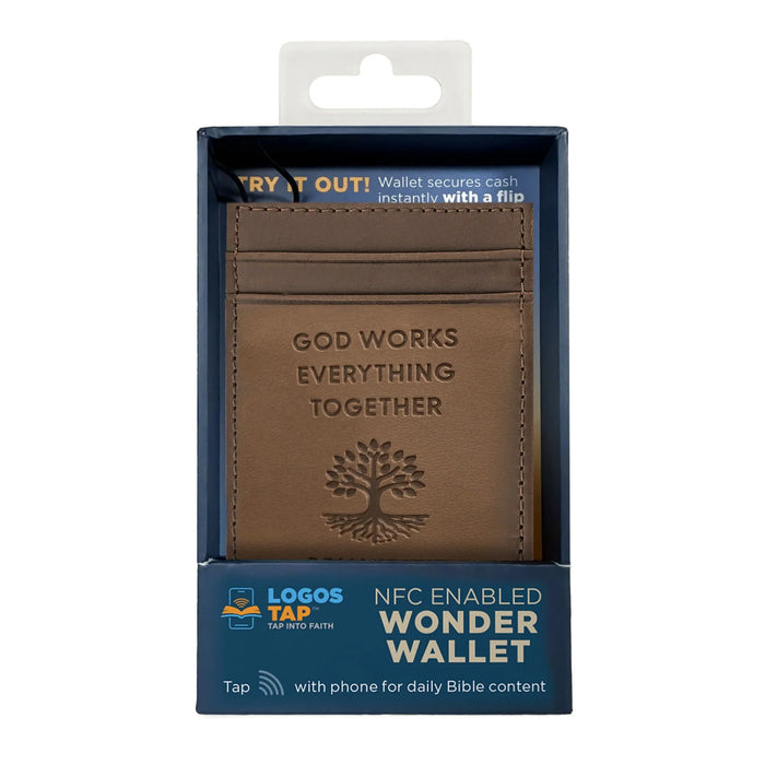 Logos Tap Wonder Wallet - God Works, Romans 8:28
