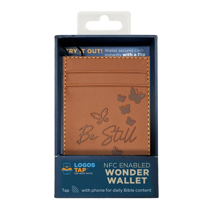 Logos Tap Wonder Wallet - Be Still, Psalm 46:10