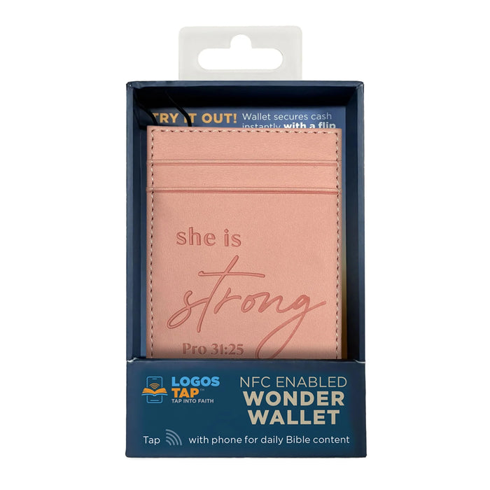 Logos Tap Wonder Wallet - She is Strong, Pro 31:25