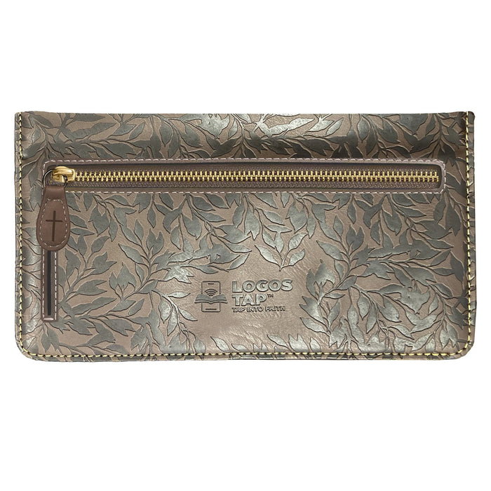 Logos Tap Slim Wallet - God Works, Romans 8:28