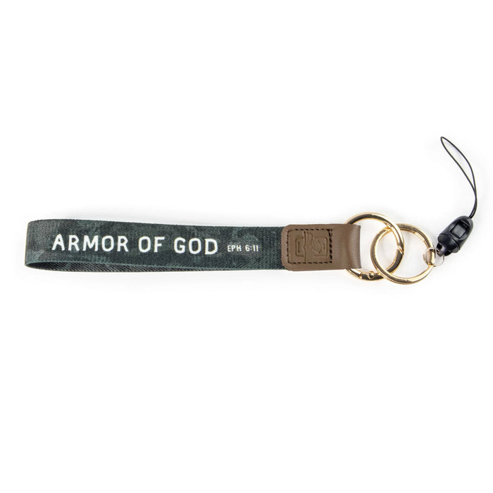 Logos Tap Wrist Lanyard Keychain - Armor of God, Eph 6:11