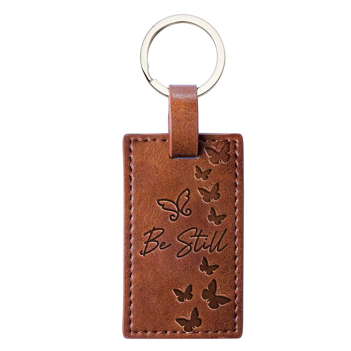 Logos Tap Keychain - Be Still, Psalm 46:10