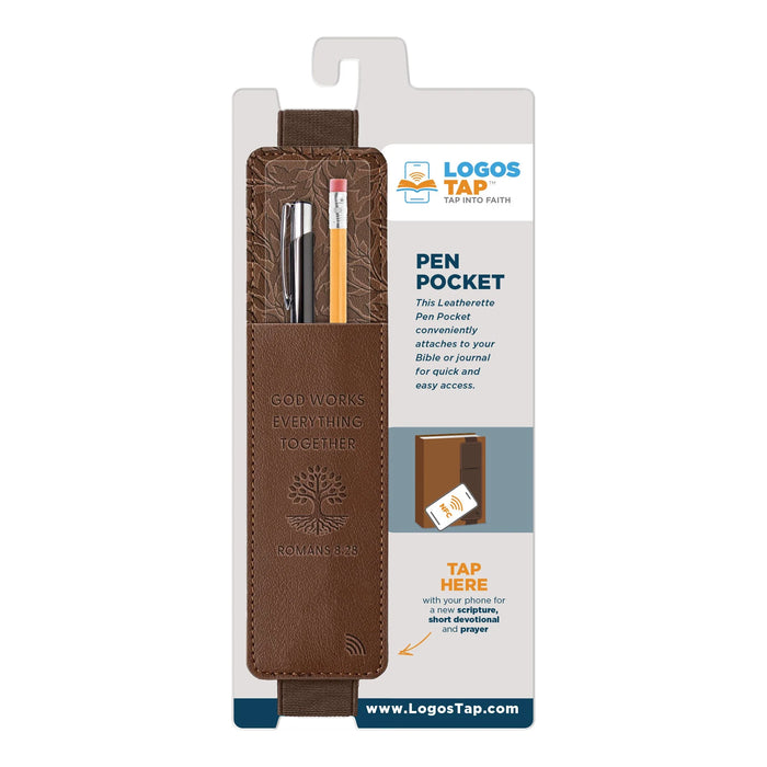 Logos Tap Pen Pocket - God Works, Romans 8:28