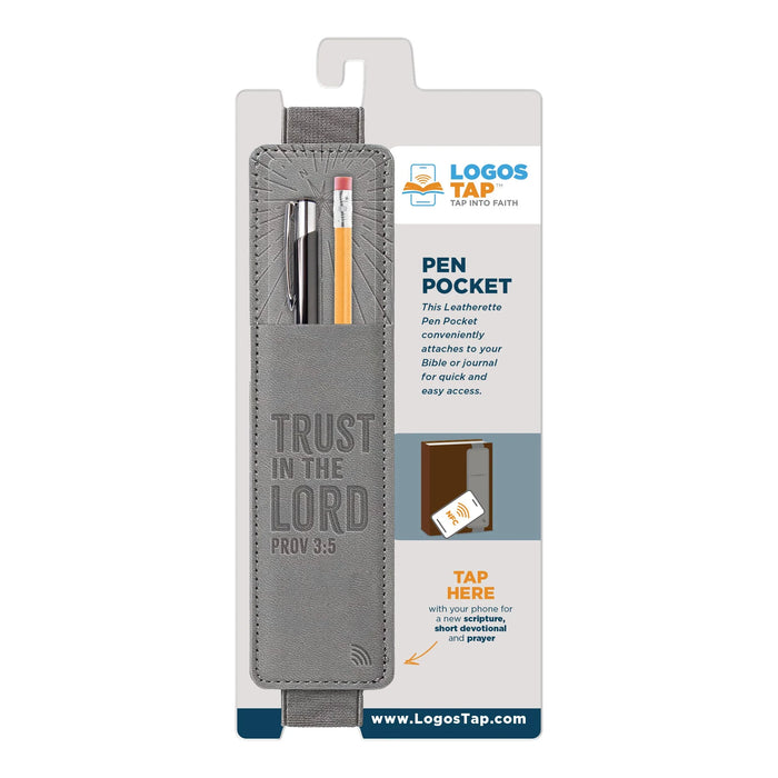 Logos Tap Pen Pocket - Trust in the Lord, Prov 3:5
