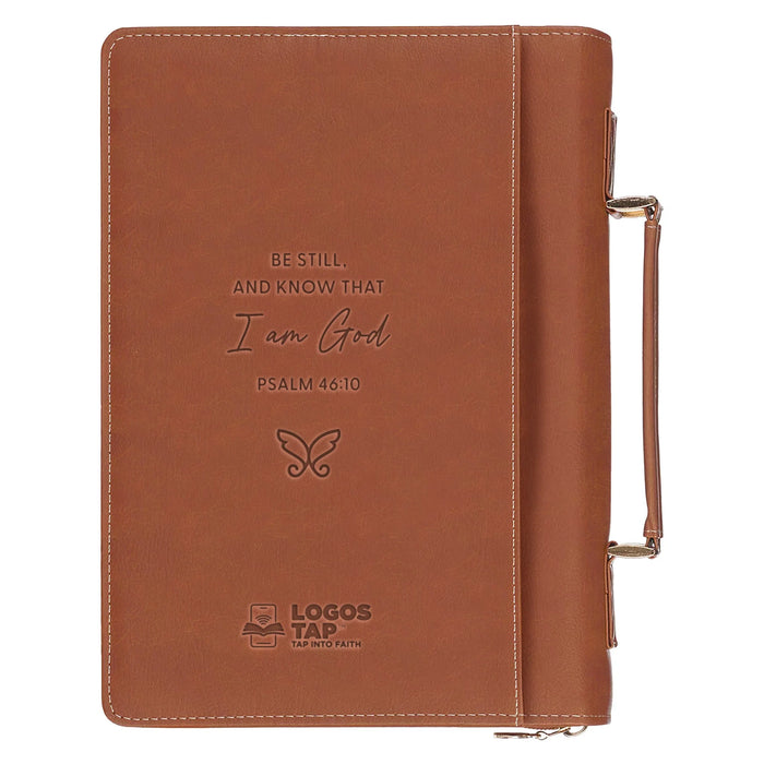 Logos Tap Bible Cover Medium - Be Still, Psalm 46:10