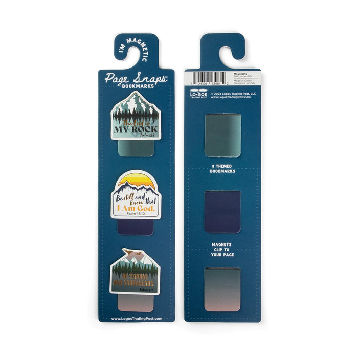 Page SnapsT Magnetic Bookmarks, Mountains