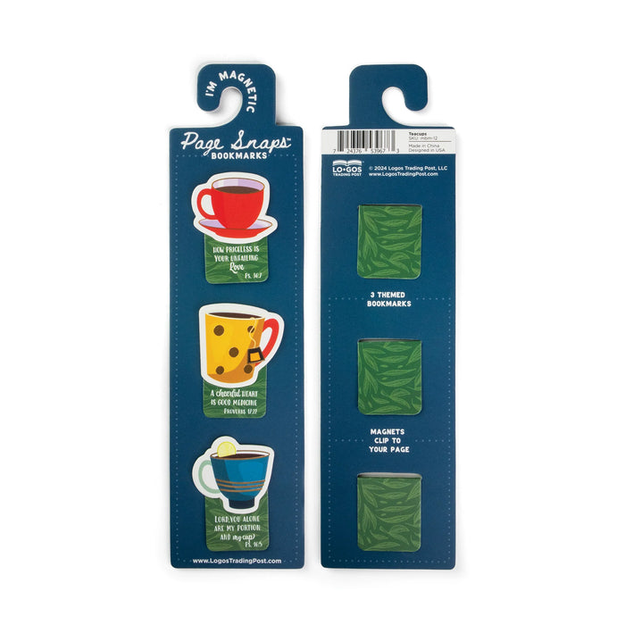 Page Snaps Magnetic Bookmarks, Teacups