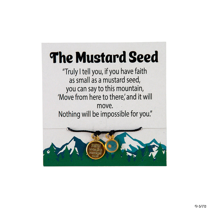 Mustard Seed Bracelet with Card