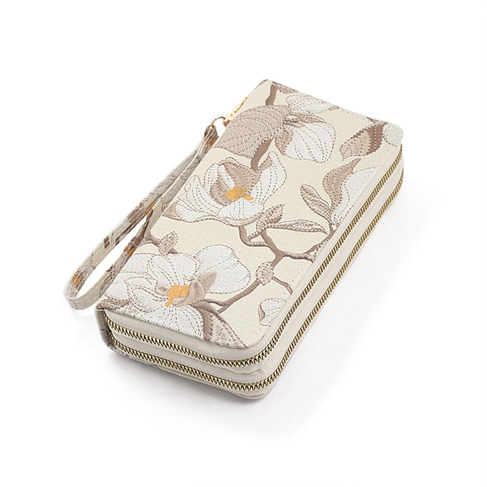 Florist Wristlet- Tan