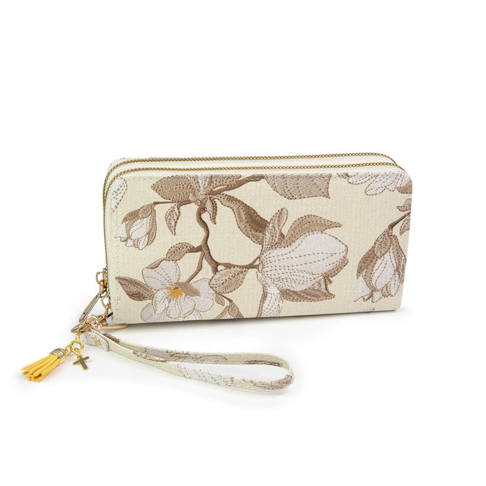 Florist Wristlet- Tan