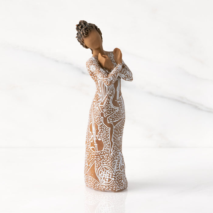 Music Speaks (Darker Skin) Willow Tree Figurine