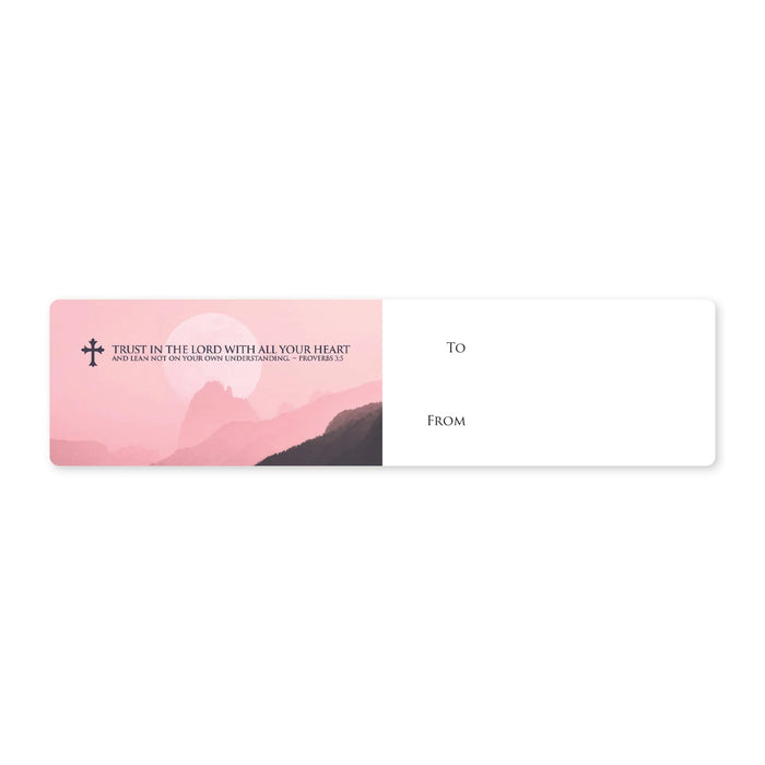 Proverbs 3:5 Deluxe Scripture Pen with Stylus, LED Light and Scripture Card - Red