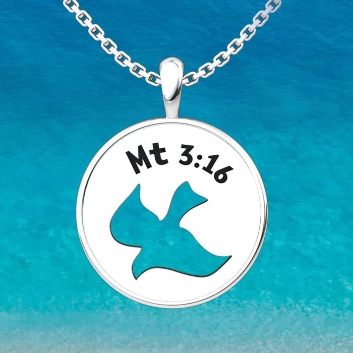Holy Spirit Dove Sterling Silver Pendant