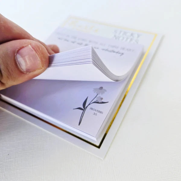 Trust In The Lord Sticky Notes | Proverbs 3:5 50c