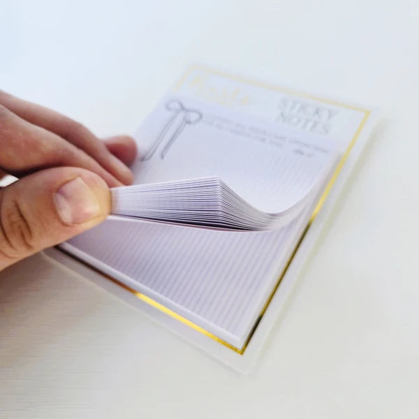 Cast Your Care Sticky Notes | Bow Scripture 1 Peter