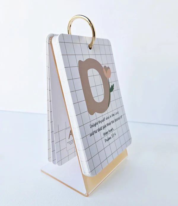 ABC Bible Verse Memory Cards | KJV Alphabet 26 Cards