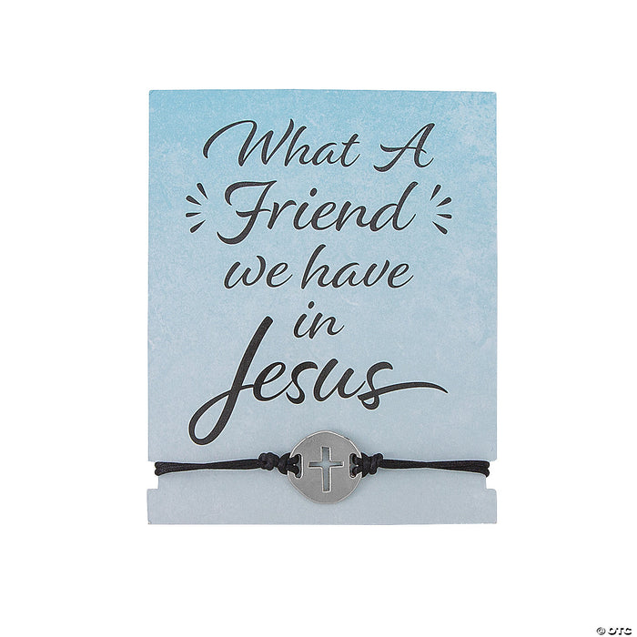 What a Friend We Have in Jesus Bracelet with Card