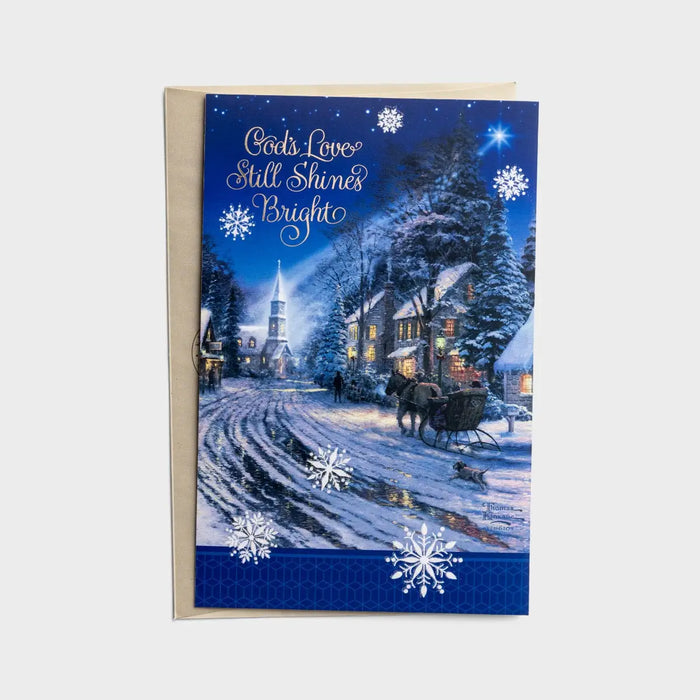 Thomas Kinkade - God's Love Still Shines - 18 Christmas Boxed Cards - Morning Star Christian Bookstores
