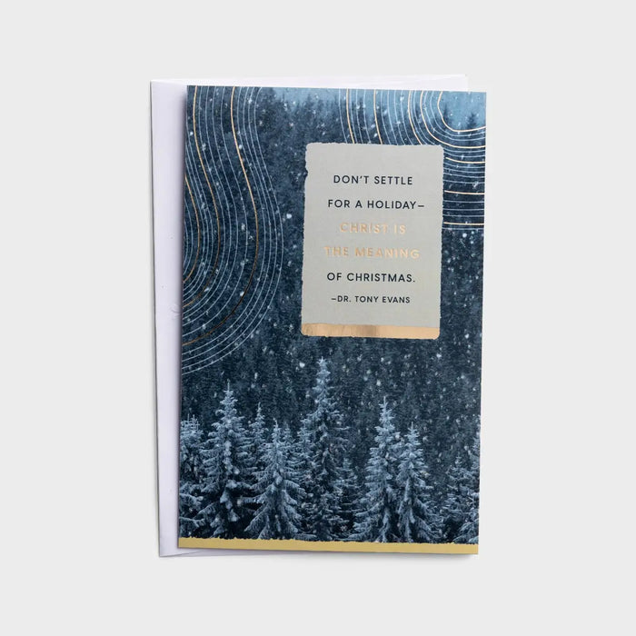 Tony Evans - Christ is the True Meaning - 18 Christmas Boxed Cards and Envelopes