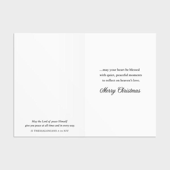 Peaceful Church - 18 Christmas Boxed Cards and Envelopes #U4234