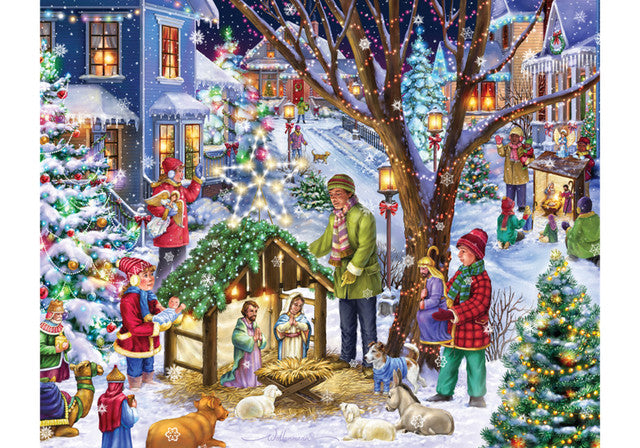 Neighborhood Nativity Jigsaw Puzzle