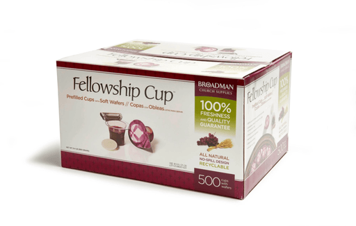 Fellowship Cup ® – pre-filled communion cups – juice and wafer – 500 Count Box - Morning Star Christian Bookstores