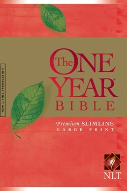 The One Year Bible NLT, Premium Slimline Large Print edition