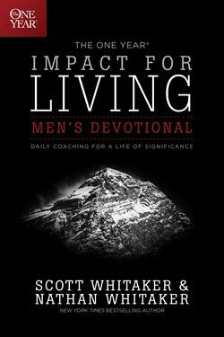 The One Year Impact for Living Men’s Devotional by Nathan Whitaker and Scott Whitaker