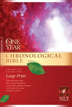 The One Year Chronological Bible NLT, Large Print