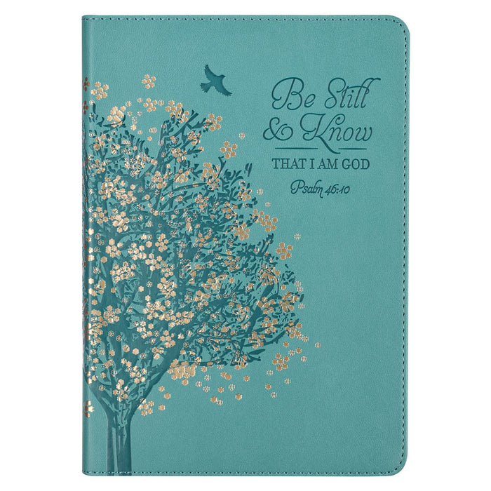Be Still & Know Teal Journal