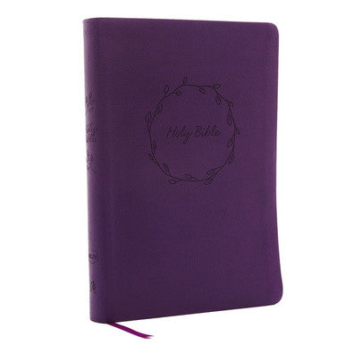 NKJV, Value Thinline Bible, Large Print, Purple