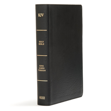 KJV Large Print Personal Size Reference Bible Black